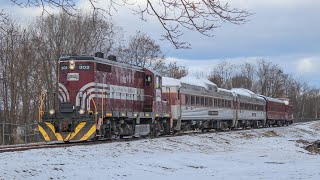 Winnipesaukee Scenic Christmas Trains [upl. by Alphonsine467]