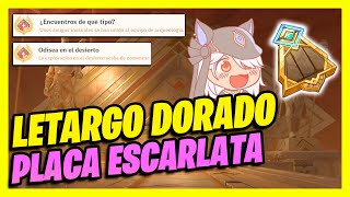 LETARGO DORADO GENSHIN IMPACT  PERDIDO EN EL MAR DE ARENA [upl. by Ail385]