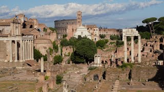 Roma visita ai Fori Imperiali 4K parte 1 [upl. by Solracesoj]