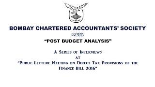 POST BUDGET ANALYSIS  A Series of Interviews [upl. by Gram413]