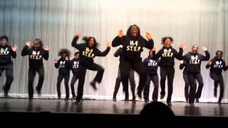 Psi Phi Beta Stepping Competition  HomewoodFlossmoor High School Steppers [upl. by Nosro]