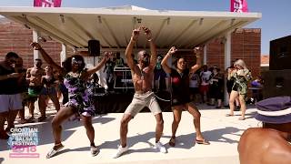 Maykel Fonts amp Laine Quesada dancing in Rovinj at Croatian Summer Salsa Festival 2018 [upl. by Enneirda56]