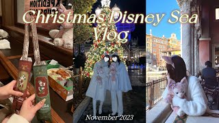 【Disney Vlog】クリスマスの東京ディズニーシーを大満喫！🪅4年ぶりのシーのクリスマスツリー🎄✨クリスマスメニュー食べてショーもいっぱい見たよ🫶✨ [upl. by Nimzzaj]