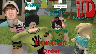 Flamingos Total Drama Elemation Order [upl. by Syla]