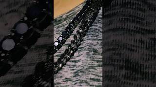 Black on Black Moissanite Stack 5mm Tennis Chain amp 8mm Prong Miami Cuban Link subscribe shorts [upl. by Eirek66]