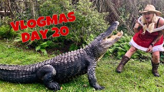 Crocodiles Alligators tornado warnings crabs amp ribs VLOGMAS Day 20 [upl. by Ilbert]