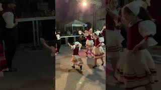 Traditional MALTESE folk dancing in GOZO Festa time travel shorts [upl. by Ardnuasac]