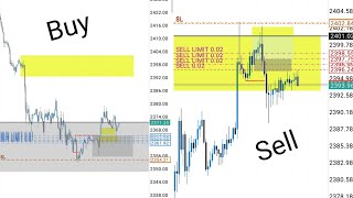 scalping strategy supply and demand  trading santai [upl. by Lenrad]