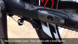 Fitting a Bontrager DupTrap to a Trek Madone [upl. by Leoline]