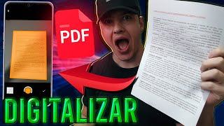 Como digitalizar DOCUMENTOS em PDF no Celular 2024 [upl. by Adnorahs]