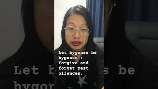 Let bygones be bygones idiomsandphrases ektaopai englishspeaking youtubeshorts [upl. by Okihcim]