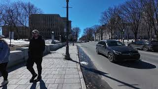 4K HDR Old Quebec City Walking Tour Beautiful Spring Day [upl. by Prowel]