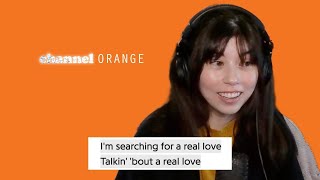 Frank Ocean  channel ORANGE album reaction [upl. by Anelleh]