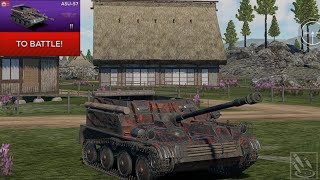 A little tank 57mm сannon and pain  ASU57 — War Thunder Mobile [upl. by Leontina97]