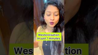 Westernisation in just 1 minutes  UGC NET Sociology ntanetsociology upscsociology [upl. by Onurb]