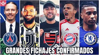 Ultimos FICHAJES CONFIRMADOS en Plena EUROCOPA  Mercado de Fichajes Verano 202425 [upl. by Gazzo957]