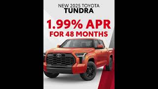 Incredible Savings On A 2025 Toyota Tundra 🛻💰 toyota toyotatundra toyotatrucks tundra [upl. by Adnolahs]