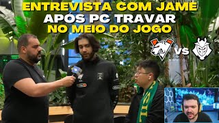 Entrevista com JAME após POLÊMICA do PC QUE TRAVOU [upl. by Kciredes250]