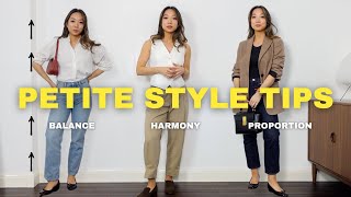 PETITE STYLE TIPS  How to Look Taller and More Balanced This Summer [upl. by Pacien850]