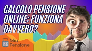 Calcolo pensione online funziona davvero [upl. by Novihc]