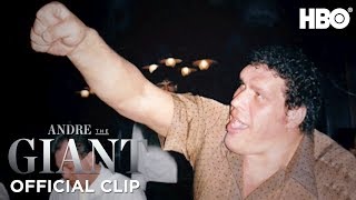 The Greatest Drinker of All Time Official Clip  Andre The Giant  HBO [upl. by Rotow397]