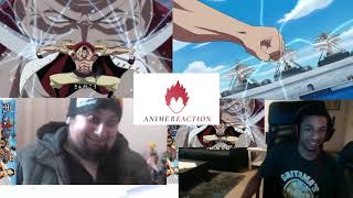 One Piece  Whitebeard Entrance at Marineford Reaction Mashup [upl. by Kone]