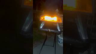 Temu brick pizza oven catches on fire [upl. by Necila837]