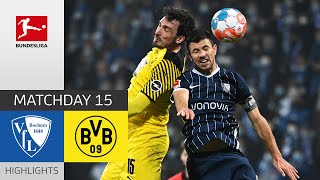 VfL Bochum  Borussia Dortmund 11  Highlights  Matchday 15 – Bundesliga 202122 [upl. by Indyc963]