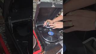 100 Year Old Antique Gramophone Music System 😱 ytshort shorts [upl. by Nicram]