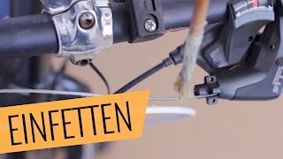 Bremszüge richtig fetten  Fahrrad aus dem Winterschlaf wecken Teil 2  Fahrradorg [upl. by Yrogiarc]