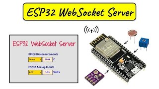 ESP32 WebSocket Server with BME280 Sensor [upl. by Raddie]