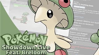 Life Orb Breloom Pokemon Sun and Moon OU Showdown Live WOPJellicent Smogon OU Team [upl. by Branen]