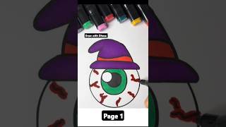 Coloringpage 1  my coloring book shorts coloring kidscoloringvideo [upl. by Annaohj]