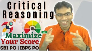 Boost Scores in Critical Reasoning  SBI  IBPS  PO  Mains [upl. by Lalage]