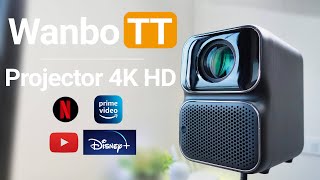 รีวิวโปรเจคเตอร์ Wanbo TT 4K HD ตัวจบรองรับ Dolby Sound Effect โฟกัสอัตโนมัติ NETFLIX แท้ [upl. by Tove]