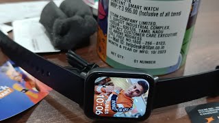 Fastrack Revoltt X Smart Watch Review in Hindi  38100pp01pp02pp03 Fastrack Smart Watch Review [upl. by Nosiddam785]