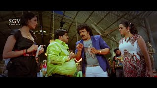 Upendra And Gang Super Plan To Loot Swiss Bank  Topiwala Kannada Movie Comedy Scene  Bhavana [upl. by Ecargyram]