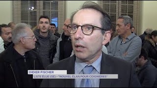 Yvelines  Coignières  Didier Fischer SE élu maire de la commune [upl. by Arracot]