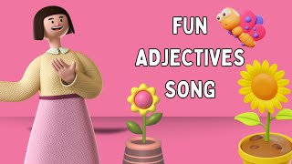 Amazing Adjectives Adventure Song for Kids [upl. by Hayifas]