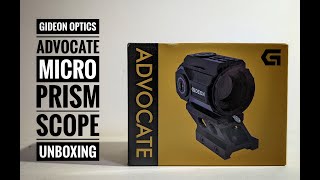 Gideon Optics Advocate Unboxing [upl. by Neala52]