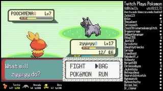 We catch Nincada Abra and Poochyena  Twitch Plays Pokemon Official Highlights Generation 3 [upl. by Tatianas]