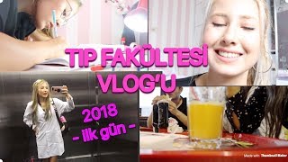 TIP FAKÜLTESİ İLK GÜN VLOG Dönem 2  Nasıl Ders Çalışıyorum 📕📘📙🤓 Elif AY [upl. by Einal688]