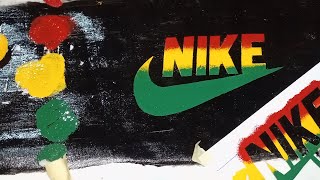 comment mélanger le rouge jeune et Vert dans logo Nike [upl. by Ahkeber]