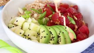 Spicy Tuna Poke Bowl Recipe [upl. by Latsryc615]