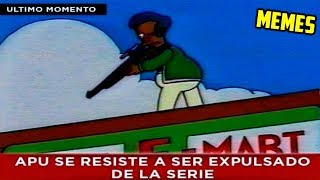 APU SE VA DE LOS SIMPSONS 😞 MEME [upl. by Madelene]