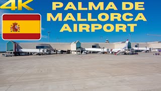 【4K】Palma de Mallorca Airport Walking Tour from Gate to Exit [upl. by Odlaniger609]