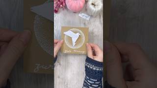 🕊️ DIY Karte zur Firmung 🕊️ diy kartenbasteln origami handmadecards [upl. by Sucerdor]