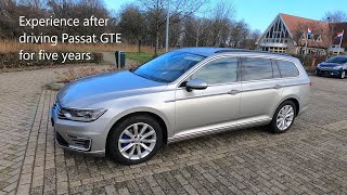 Volkswagen Passat GTE PHEV  five years driving experience and charging data part1 [upl. by Zampino]