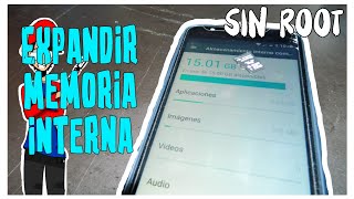 COMO EXPANDIR LA MEMORIA INTERNA DE TU CELULAR O TABLET  Sin Root  Soy Kevin Toyi [upl. by Nesahc]