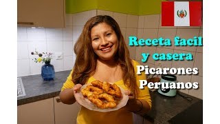 PICARONES PERUANOS  RECETA FACIL Y CASERA  PERUANA EN SUIZA [upl. by Gehlbach]